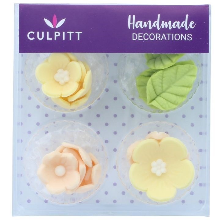 Lemon Flower And Leaves - 16 Pieces