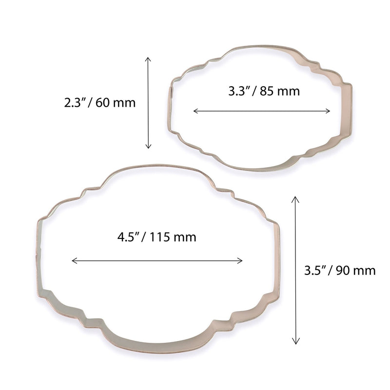 Plaque Cutter Style 2 - Set of 2