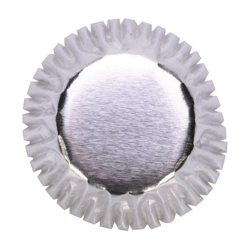 28mm Silver Foil Mini Baking Cases x 60 - Bakeworld.ie