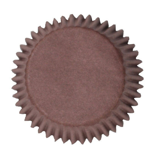 Brown Plain Printed Baking Cases - Bakeworld.ie