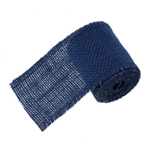 60mm Hessian Jute Navy x 2.0m - Bakeworld.ie