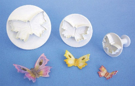 3 Set Butterfly Plunger Cutters - Bakeworld.ie