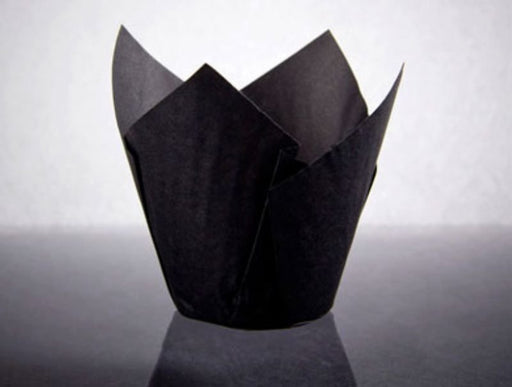 Black Tissue Muffin Case 150pk - Bakeworld.ie