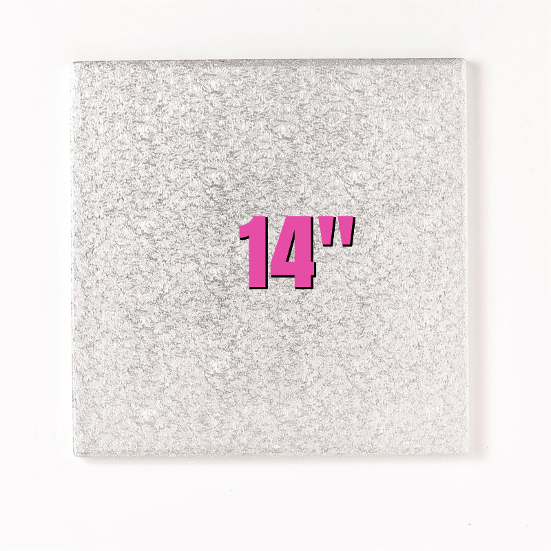 14'' Square Turn Edge Cake Cards (1.75mm) - Bakeworld.ie