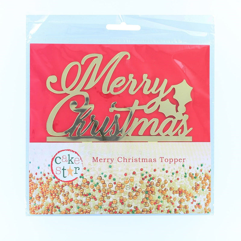 Cake Star Merry Christmas Cake Topper