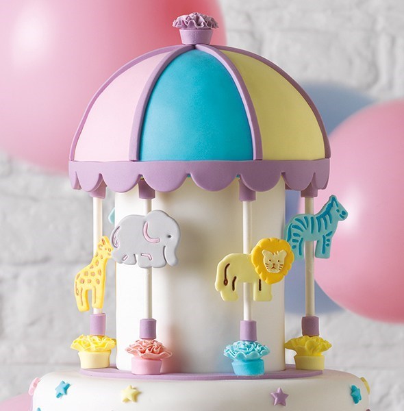 Cake Star Plunger Cutter Jungle Animals - 4 Piece