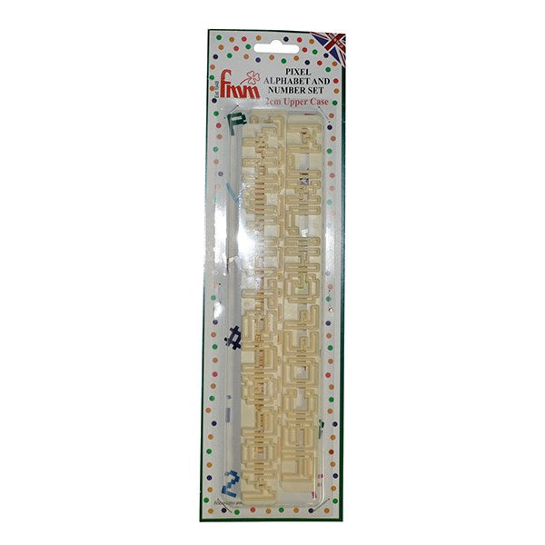 FMM - Pixel U/C Alphabet and Number Tappit