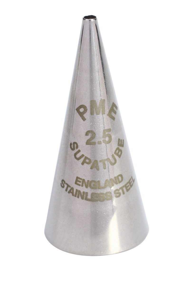 PME Supatubes Seamless Stainless Steel Icing Tube - ST2.5