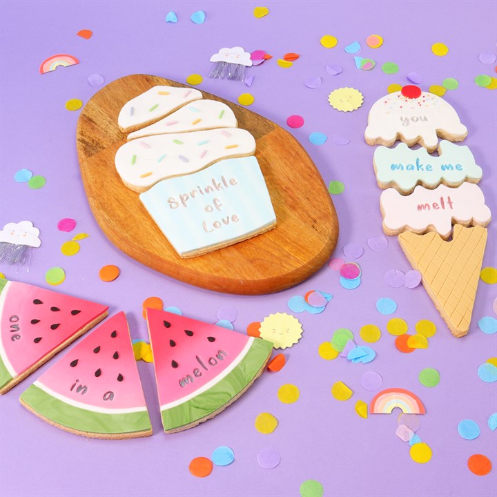 PME : Fun Fonts - Cupcakes and Cookies Stamping Set Set 3