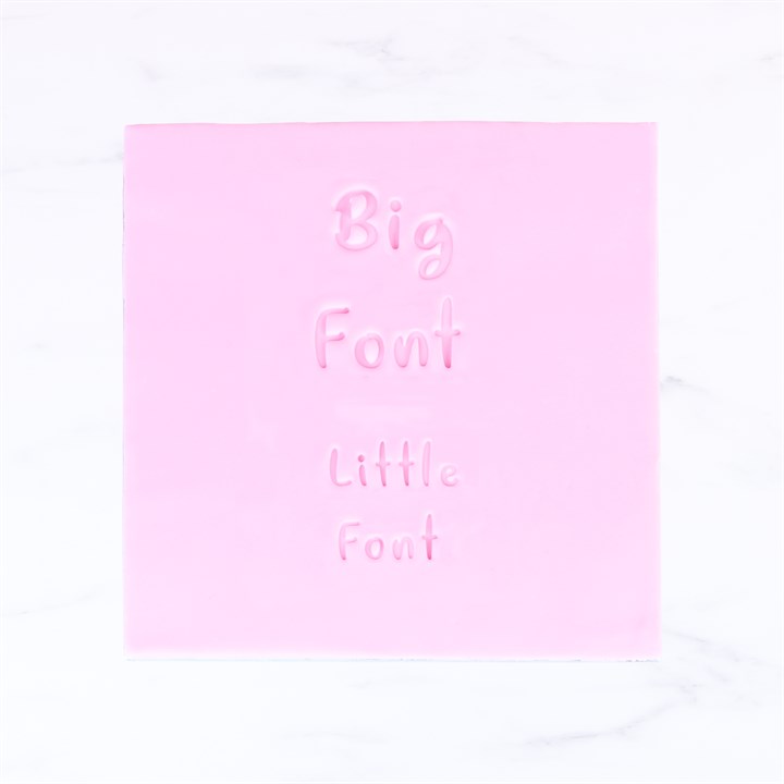 PME : Fun Fonts - Cupcakes and Cookies Stamping Set Set 3
