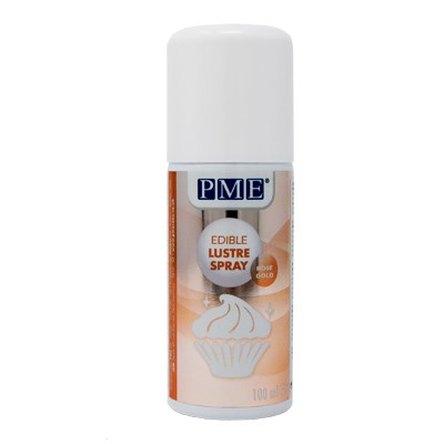PME Edible Lustre Spray Rose Gold - 100ml