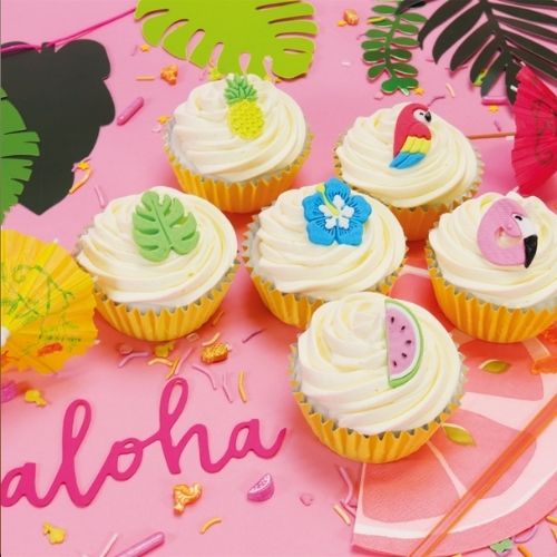 PME : Edible Cupcake Toppers - Tropical - Set of 6