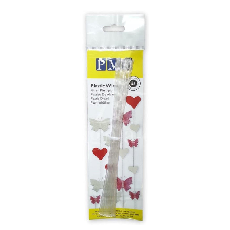 PME Sugarcraft Plastic Wires 18 cm - 7" 25pk