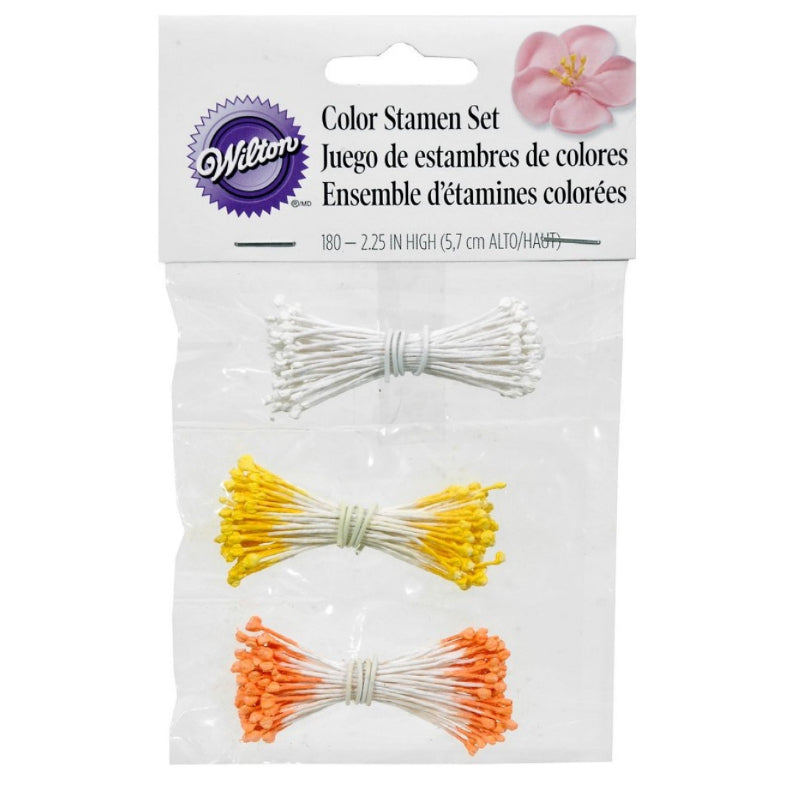 Wilton : Colour Stamen Assortment 180pk