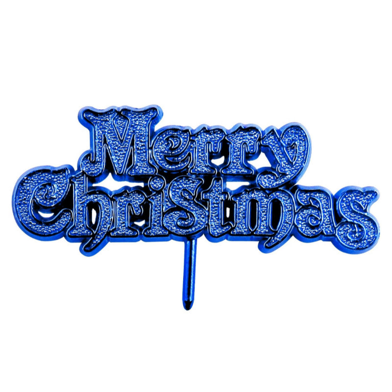 Motto : Merry Christmas : Blue