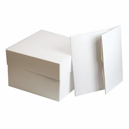 White Cake Boxes - 11'' Singles