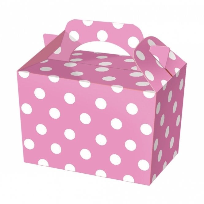 Polka Dot Sweet-Cake Box With Handle