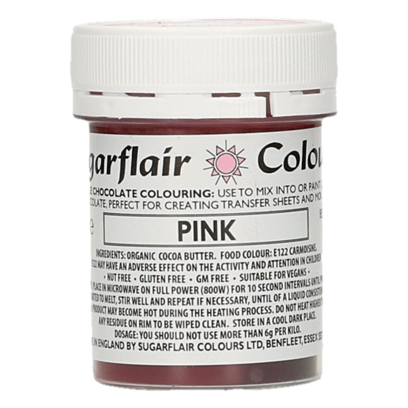 Sugarflair Chocolate Colour Pink 35g