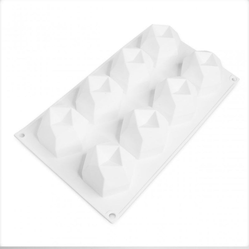 Choctastique Hexagon Geo Chocolate Mould - 8 Cavity