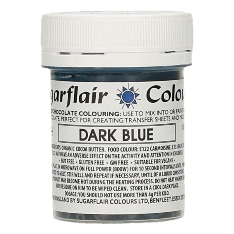 Sugarflair Chocolate Colour Dark Blue 35g