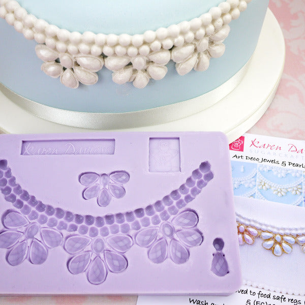 Art Deco Jewels & Pearls Mould