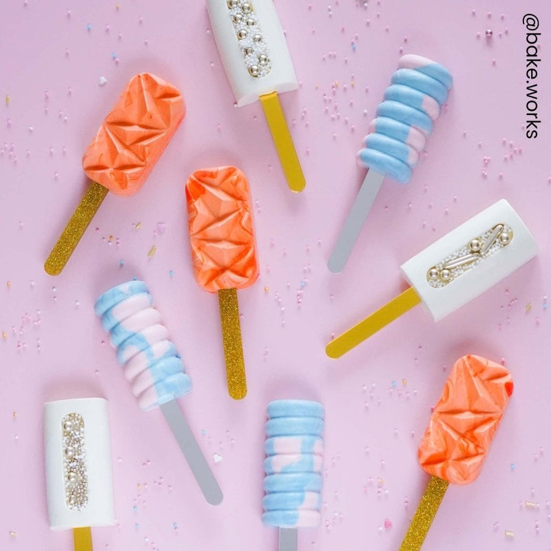 Cakesicle Metallic Gold Mini 12pk