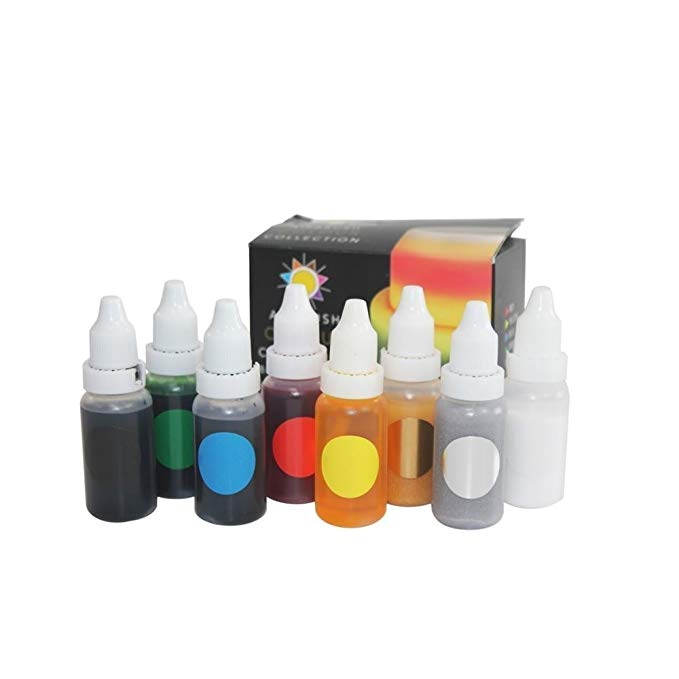 Sugarflair Airbrush Colours Multipack - Pack of 8
