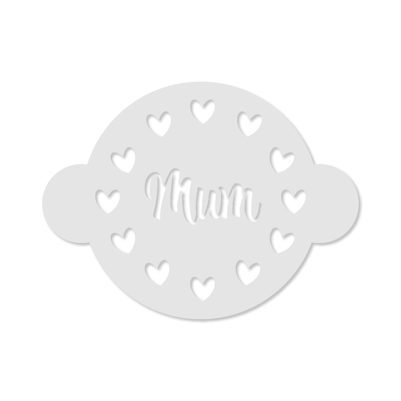 Simply Making Mum Heart Cupcake & Cookie Stencil