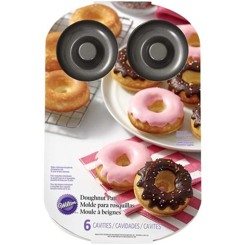 Wilton : Non Stick 6 Full Size Cavity Donut Tin